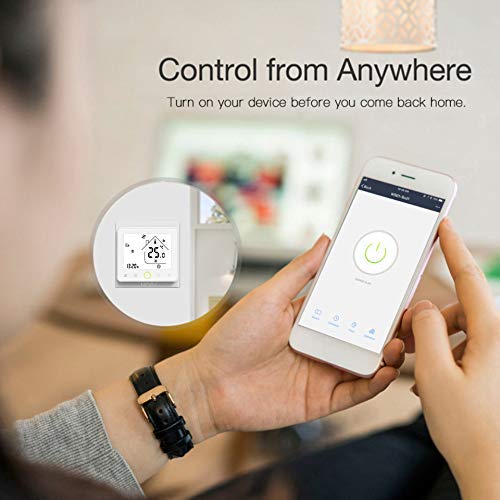 MOES Wi-Fi Smart Thermostat-Temperaturregler APP Control 5A Kompatibel mit D9G4 
