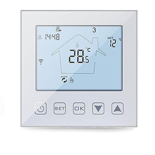 Wifi Smart Thermostat Steckdose Temperaturregler Programmierbar für  Smartlife Google Assistant E